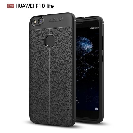 Cover Huawei P10 Lite Leather Effect Lychee Double line