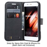 Huawei P10 Plus Muxma Fabric and Leather Effect Case