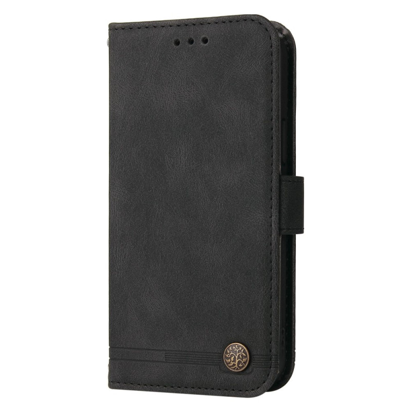Vivo Y16 Style The
ather Case with Decorative Rivet