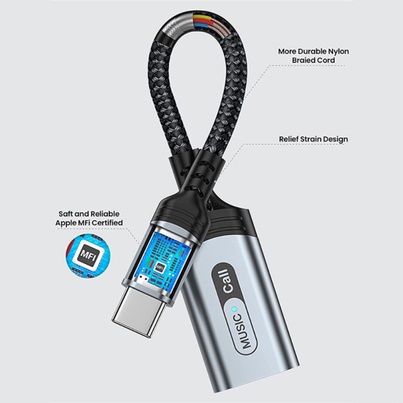 USB and MFI Data Charging Cable for iPhone RAMPOW - Dealy