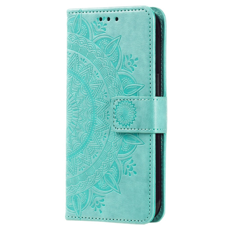 Housse Xiaomi Redmi Note 12 4G Mandala Soleil avec Lanière