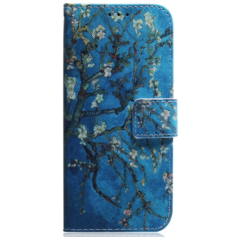 Honor Magic 5 Lite Case with Flower Branches and Strap