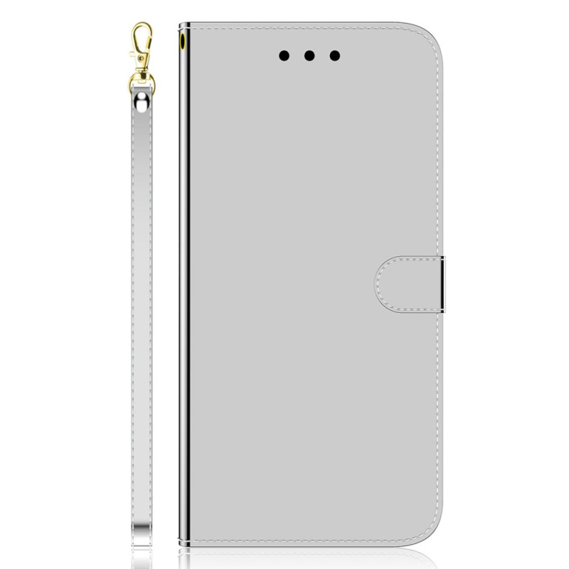 Xiaomi Redmi Note 12/Poco X5 5G Mirror The
atherette Case with Strap