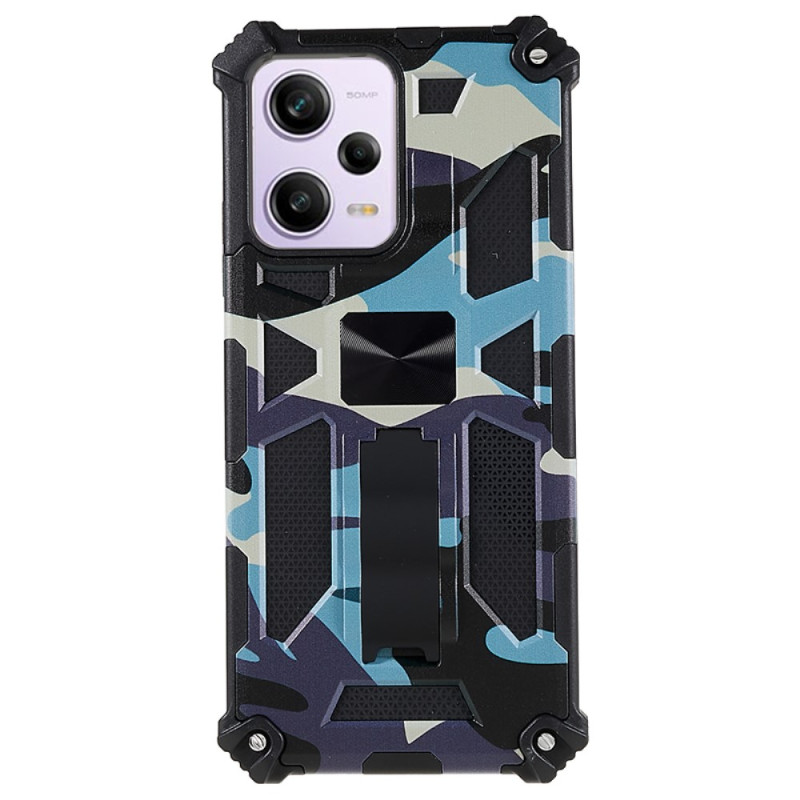 Xiaomi Redmi Note 12/Poco X5 5G Camouflage Case Removable Stand