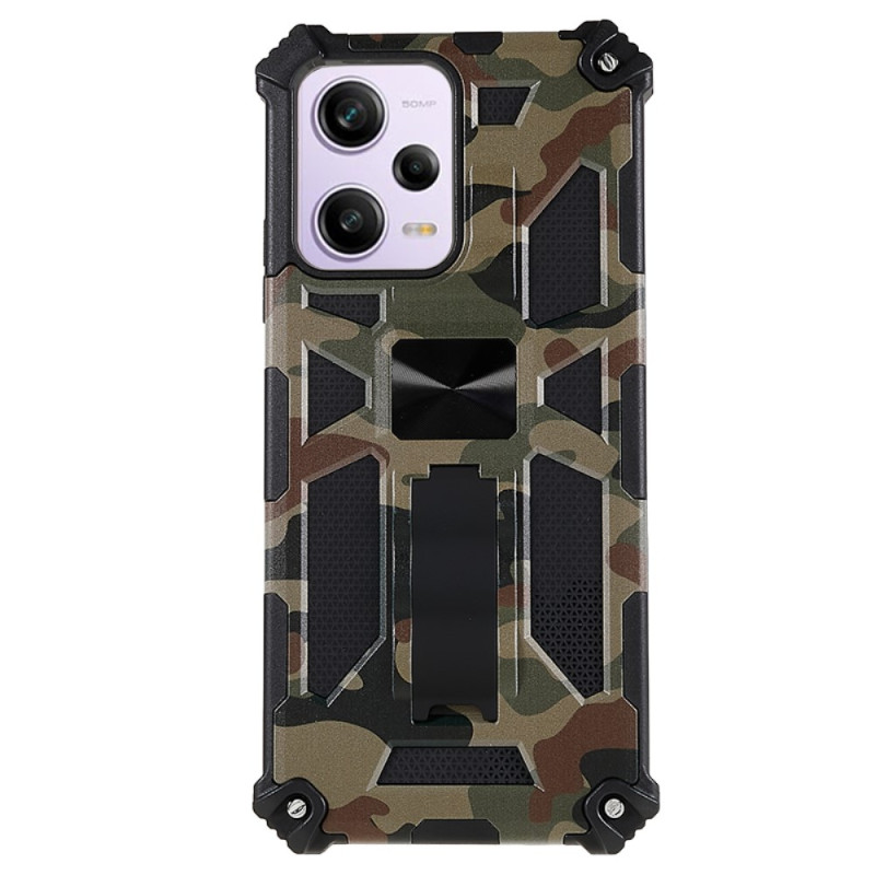Xiaomi Redmi Note 12/Poco X5 5G Camouflage Case Removable Stand