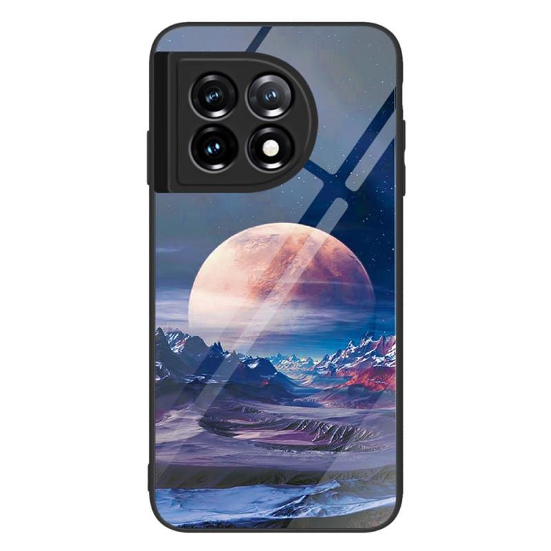 OnePlus
 11 5G Tempered Glass Space Moon Case