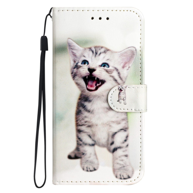 Moto G73 5G Small Kitten Strap Case