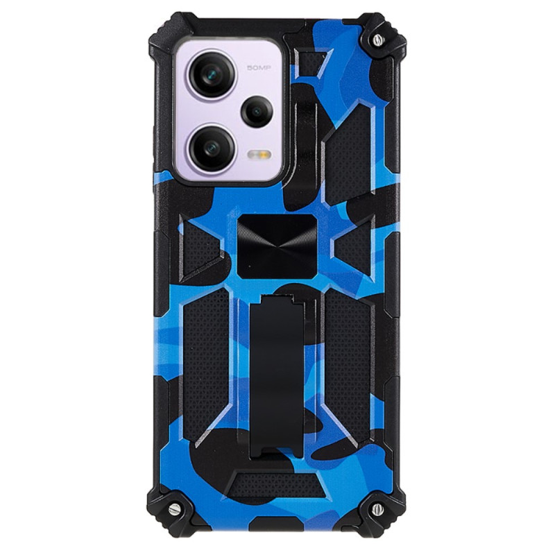 Coque Xiaomi Redmi Note 12/Poco X5 Pro 5G Camouflage Support Amovible