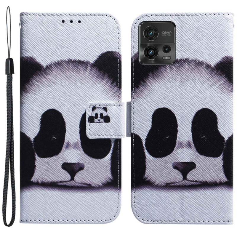 Moto G72 Case Face de Panda