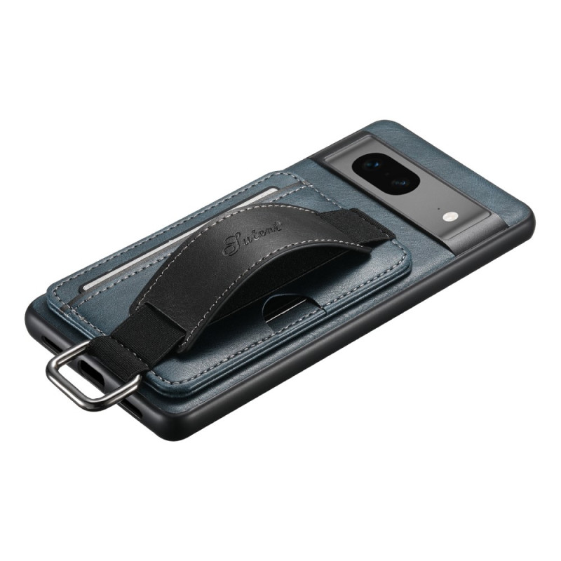 Google Pixel 7A Case with Support Strap, Ring and Card Holder - Dealy