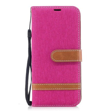 Samsung Galaxy A8 2018 Case Fabric and Leather Effect