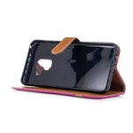 Samsung Galaxy A8 2018 Case Fabric and Leather Effect