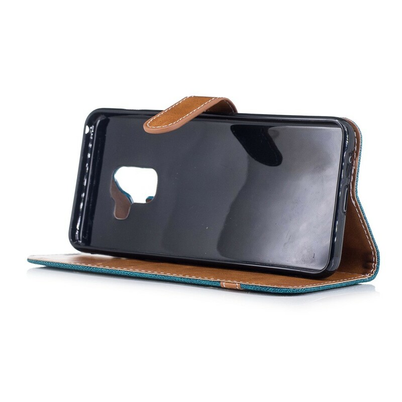 Samsung Galaxy A8 2018 Case Fabric and Leather Effect Samsung Galaxy A8 2018 Case Fabric and Leather Effect