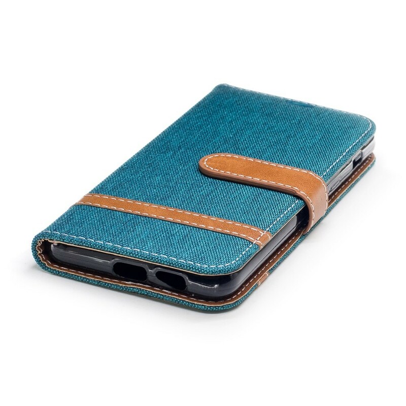 Samsung Galaxy A8 2018 Case Fabric and Leather Effect