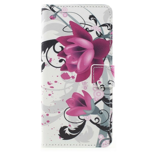 Cover Samsung Galaxy A8 2018 Tropical Flowers