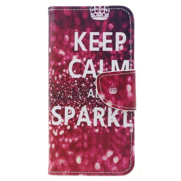 Cover Samsung Galaxy A8 2018 Keep Calm and Sparkle