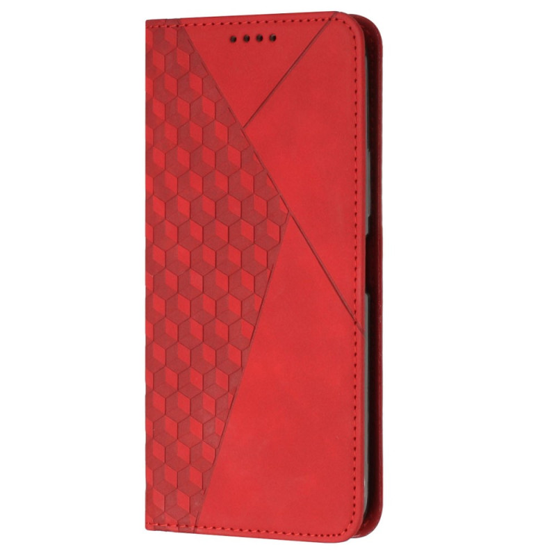 Flip Cover Xiaomi Redmi 12C Style The
ather 3D Pattern