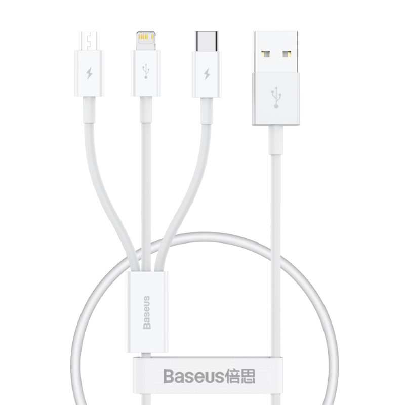 BASEUS 3-in-1 Charging Cable The
ngth 0.50m