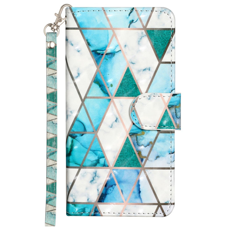 Sony Xperia 10 V Green Marble Strap Case