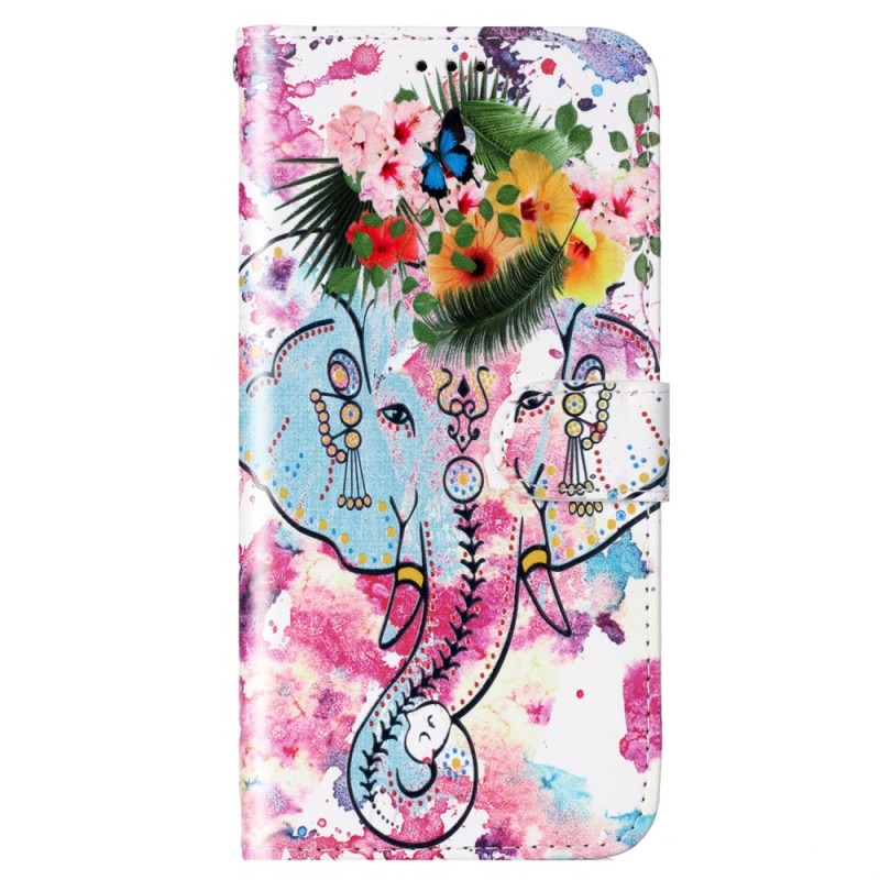 Sony Xperia 1 V Watercolour Elephant Strap Case