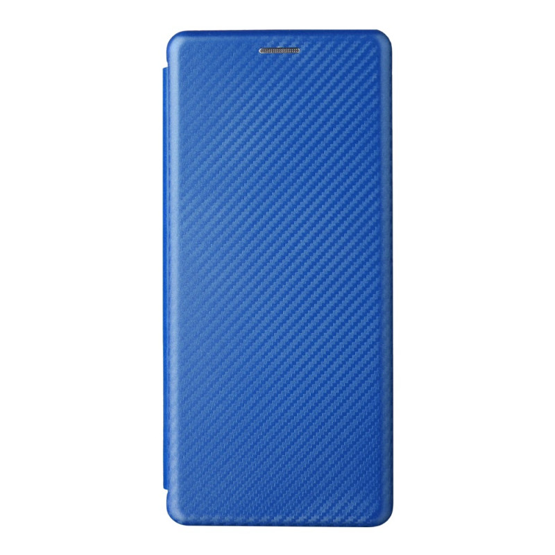 Flip Cover Sony Xperia 1 V Fibre Carbone