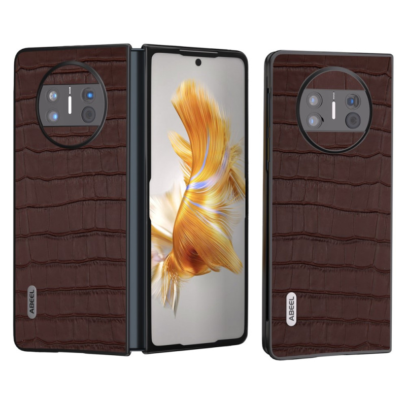 Cover Huawei Mate X3 Genuine The
ather Crocodile style ABEEL