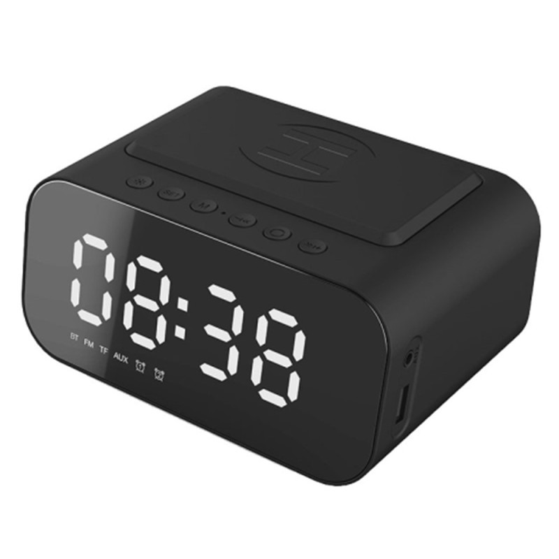 Wireless Speaker Alarm Clock and Charger