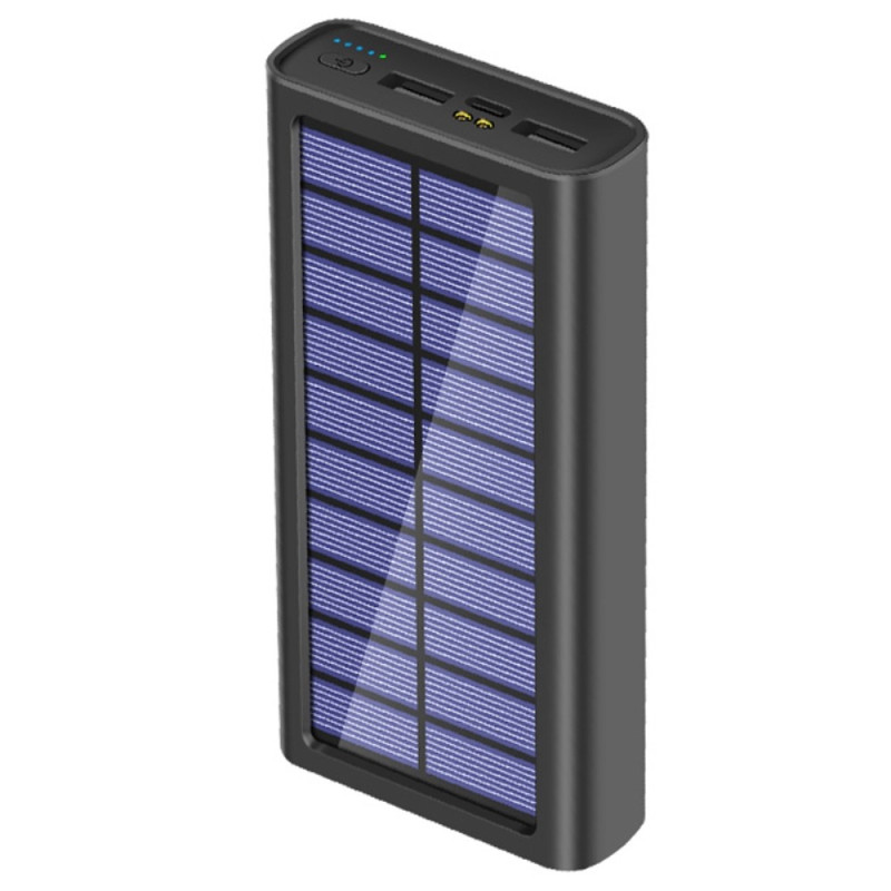 External battery with solar charger