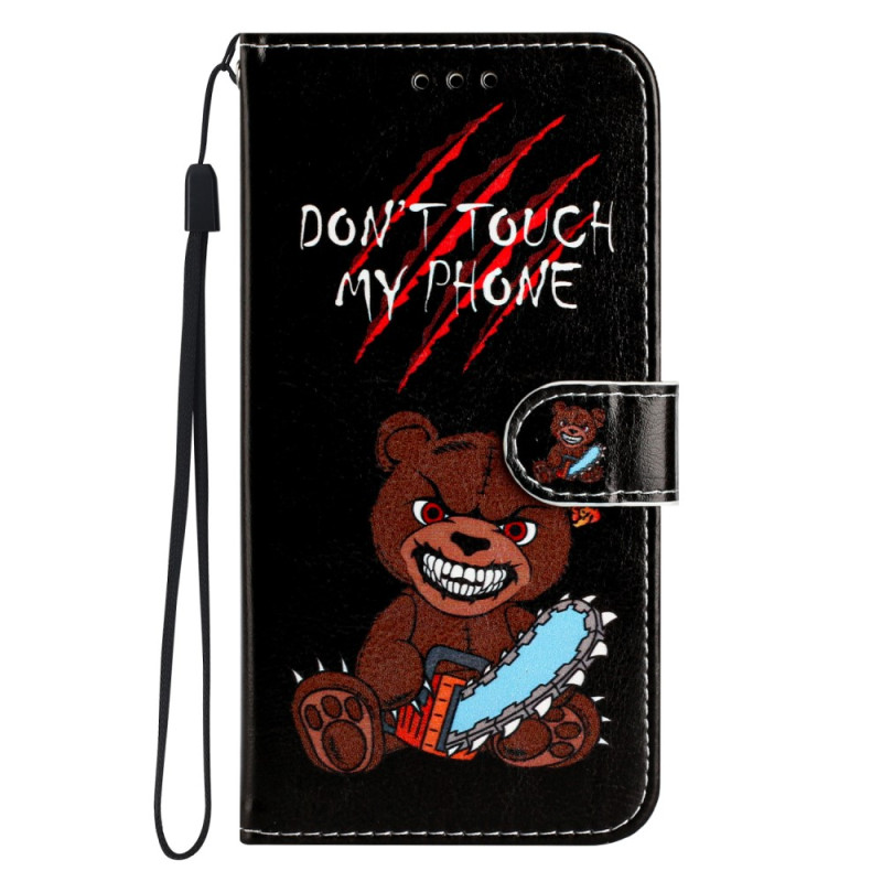 Moto G82 5G / G52 Strap Chainsaw Bear Case