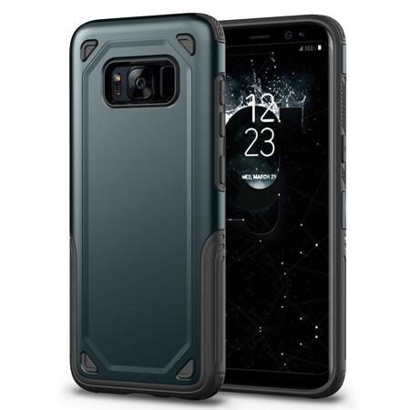 Samsung Galaxy S8 Armor Metal Effect Case