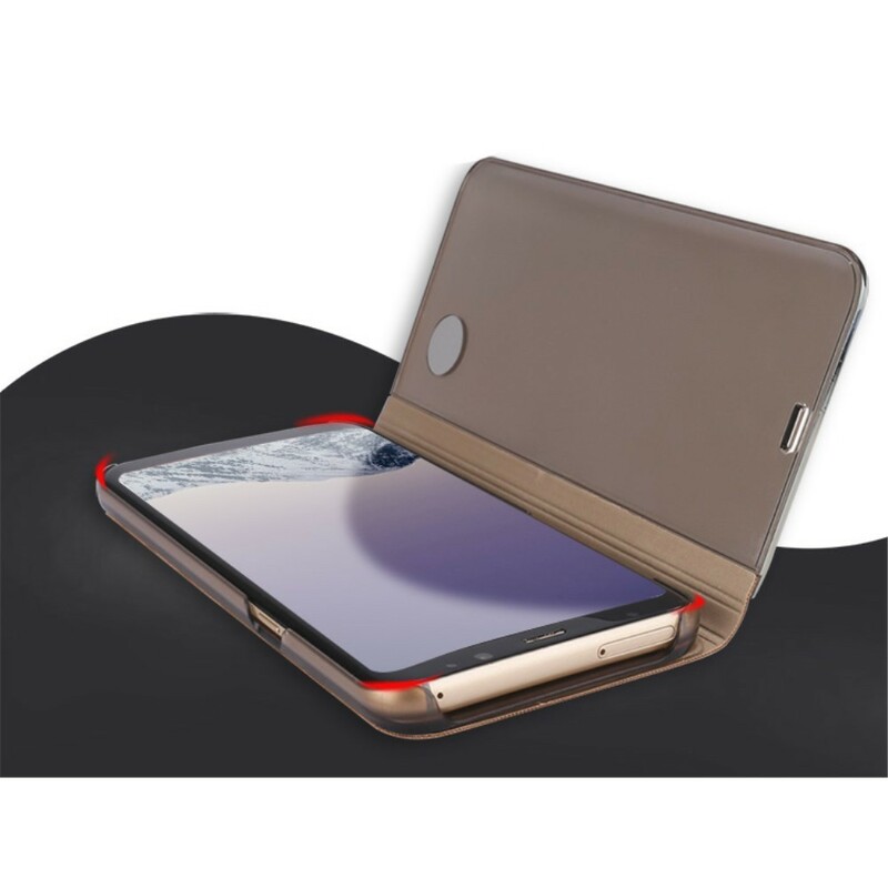 View Cover Samsung Galaxy S8 Plus Mirror and Leather Effect