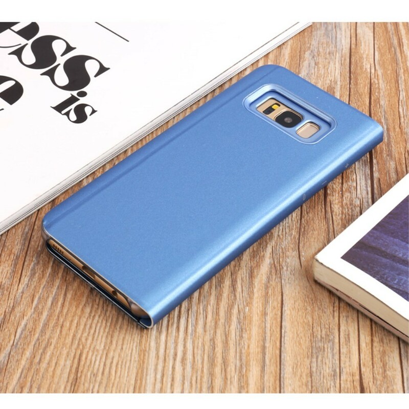 View Cover Samsung Galaxy S8 Plus Mirror and Leather Effect