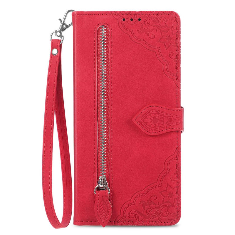 Moto G62 5G Cover Lace Purse with Strap