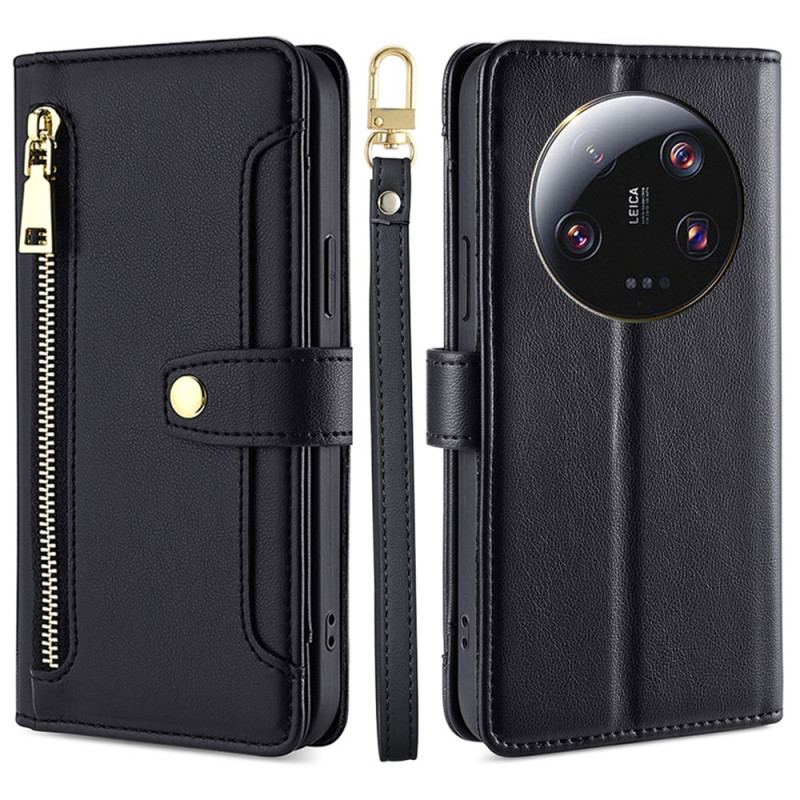 Xiaomi 13 Ultra Wallet with Strap and Shoulder Strap