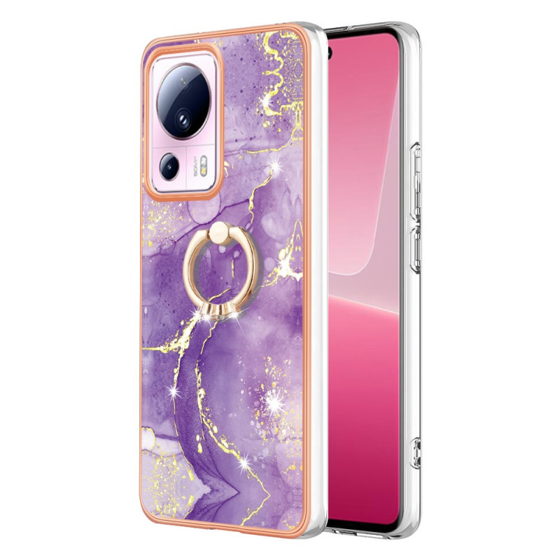 Xiaomi 13 Lite Marble Style Case with Support Ring