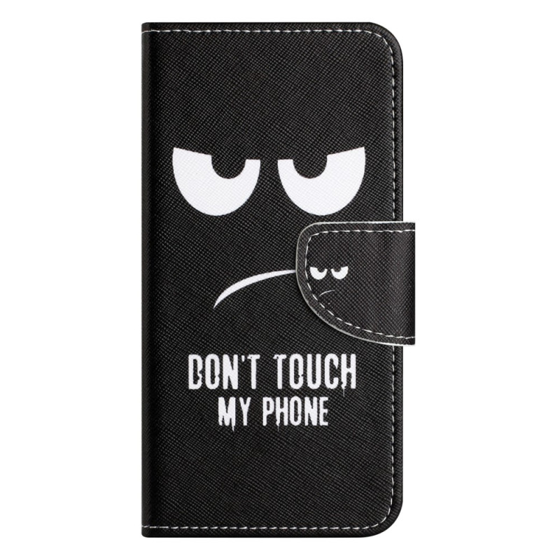 Moto E13 Don't Touch my Cell Phone Strap Case