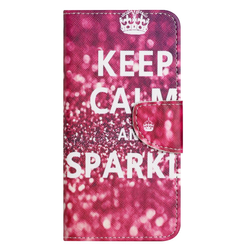 E13 Keep Calm and Sparkle Strap Motorcycle Cover