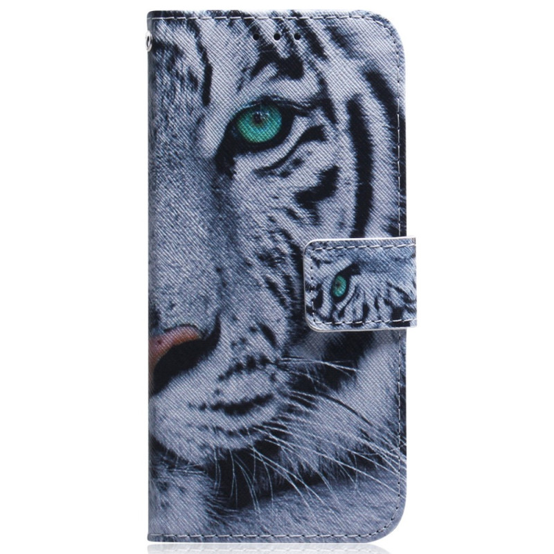 E13 Tiger White Motorcycle Cover