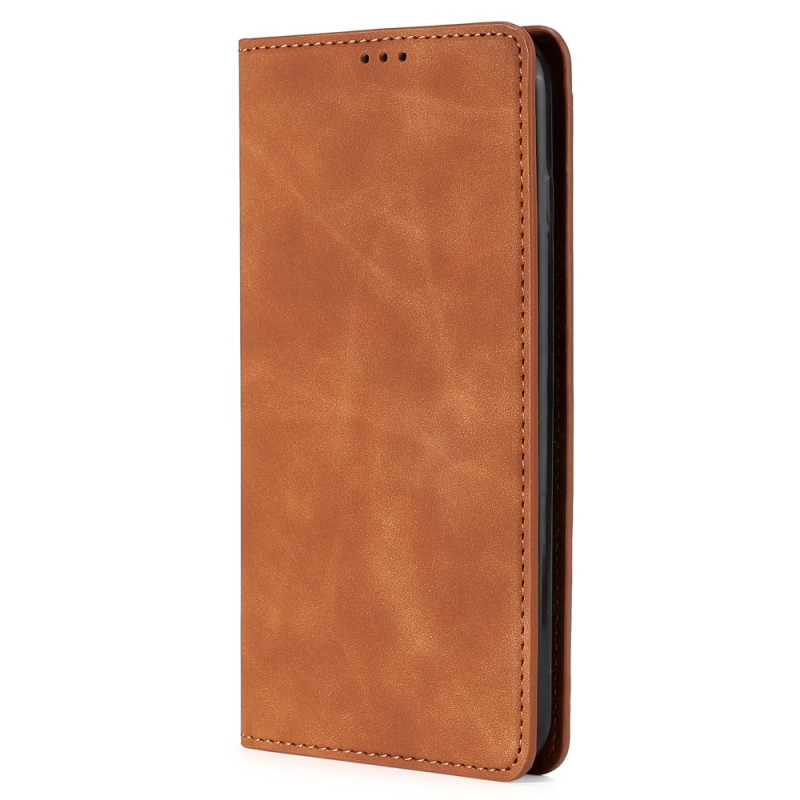 Flip Cover Moto E13 Faux The
ather