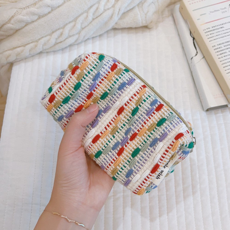 Braided Textile Storage Bag