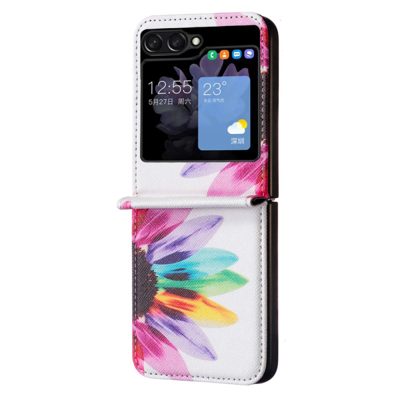 Samsung Galaxy Z Flip 5 Watercolour Flower Case