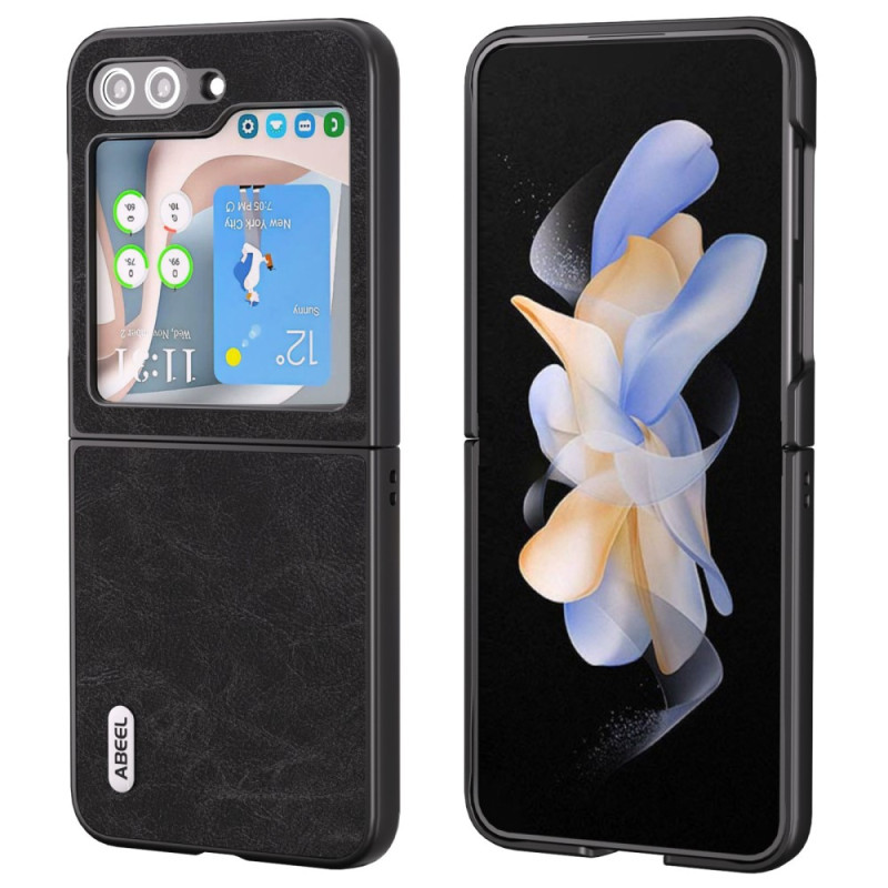 Samsung Galaxy Z Flip 5 The
ather Case Lychee
 Effect Abeel