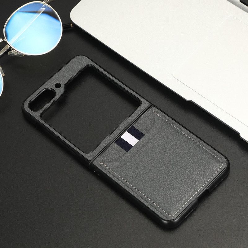 Samsung Galaxy Z Flip 5 The
ather Case Lychee
 Card Case