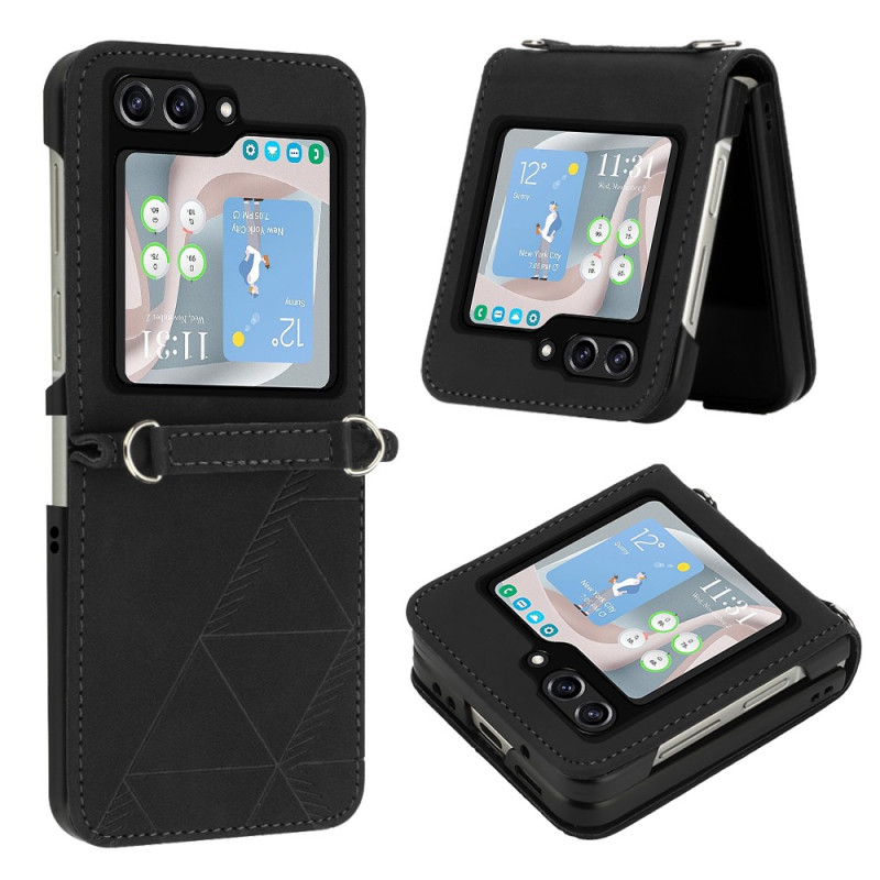 Samsung Galaxy Z Flip 5 Mock The
ather Case Triangles