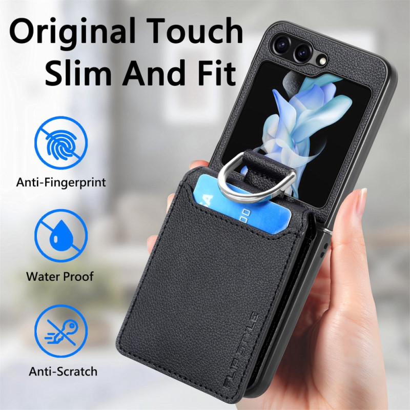 Slim PU Leather Cases For Samsung Galaxy Z Flip 5 4 3 5G Ultra