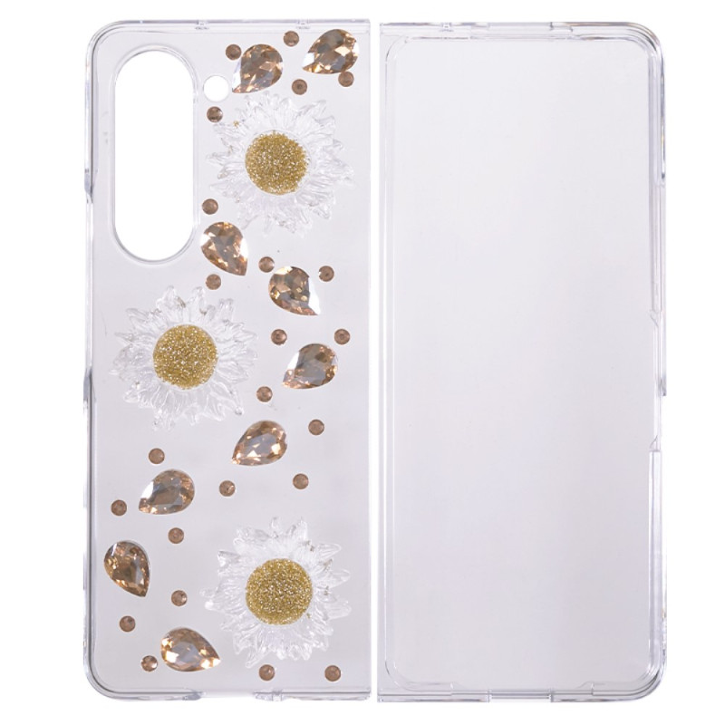 Samsung Galaxy Z Fold 5 Daisy Charm Case