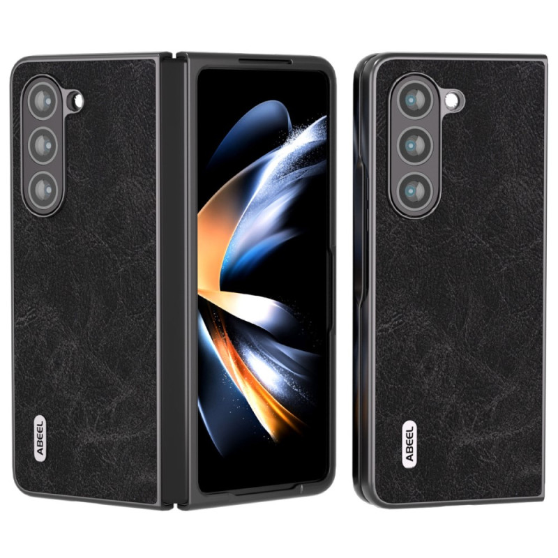 Samsung Galaxy Z Fold 5 Mock The
ather Case Lychee
 ABEEL