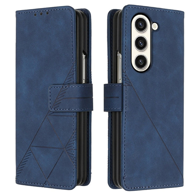 Samsung Galaxy Z Fold 5 Case Triangles pattern