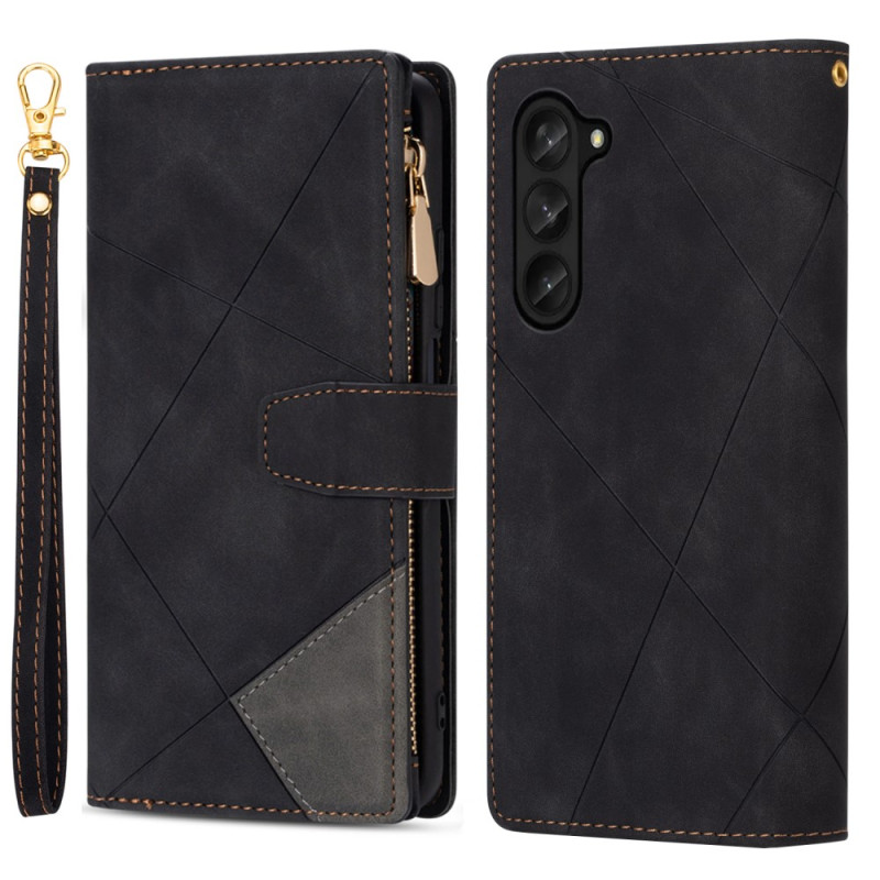 Samsung Galaxy Z Fold 5 Wallet Case with Lanyard