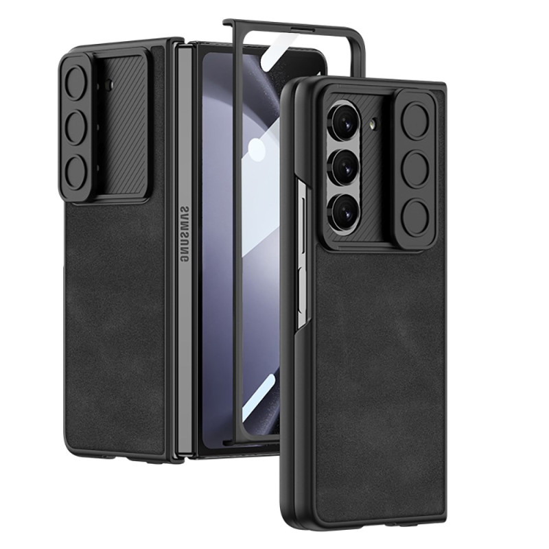 Samsung Galaxy Z Fold 5 The
ather Case and GKK Screen Protector